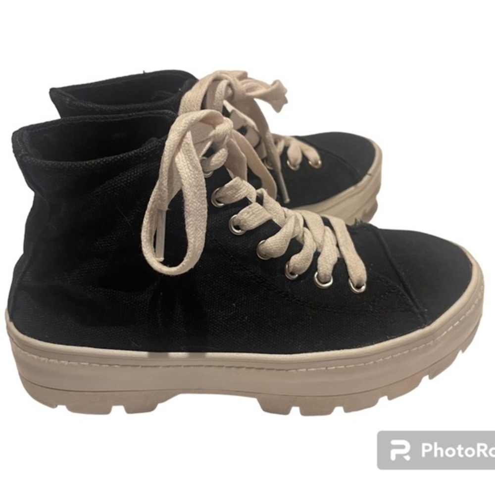 Like New Madden Girl black high tops size 5M
